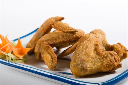 chinese food - deep fried chicken wings Stock Photo - Budget Royalty-Free & Subscription, Code: 400-04107929