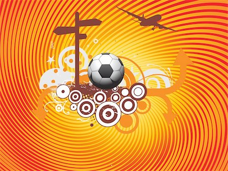 simsearch:400-05163820,k - abstract background with football, direction illustration Stock Photo - Budget Royalty-Free & Subscription, Code: 400-04109562