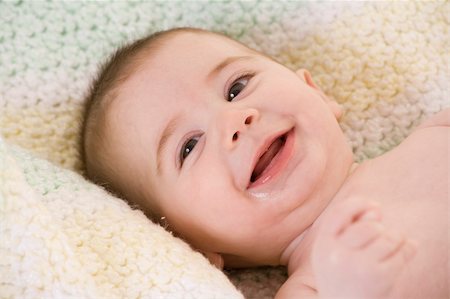 simsearch:400-06139772,k - A very cute happy Caucasian baby boy Photographie de stock - Aubaine LD & Abonnement, Code: 400-04100924