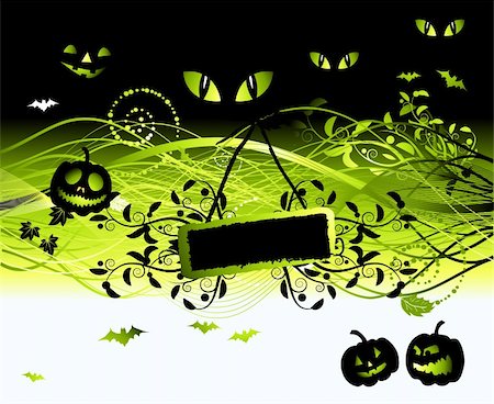 simsearch:400-04228432,k - Halloween night background Foto de stock - Royalty-Free Super Valor e Assinatura, Número: 400-04102277