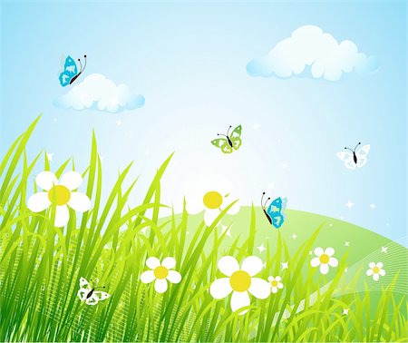 simsearch:400-05248476,k - Spring meadow beautiful Fotografie stock - Microstock e Abbonamento, Codice: 400-04102293