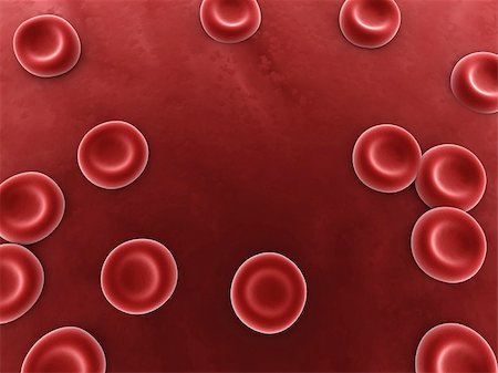 3d rendered close up of some isolated red blood cells Stock Photo - Budget Royalty-Free & Subscription, Code: 400-04103621