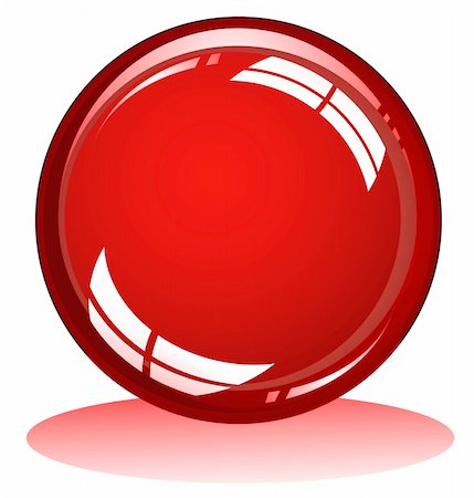 High detailes reflective glossy sphere Stock Photo - Budget Royalty-Free & Subscription, Code: 400-04103726