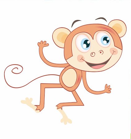 simsearch:400-07314532,k - Funny jumping animal. Vector Illustration. See similar pictures in my portfolio! Stock Photo - Budget Royalty-Free & Subscription, Code: 400-04114519