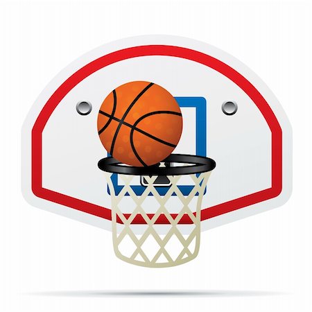 Vector Basketball Web Icon. Sport Series. Stock Photo - Budget Royalty-Free & Subscription, Code: 400-04116007