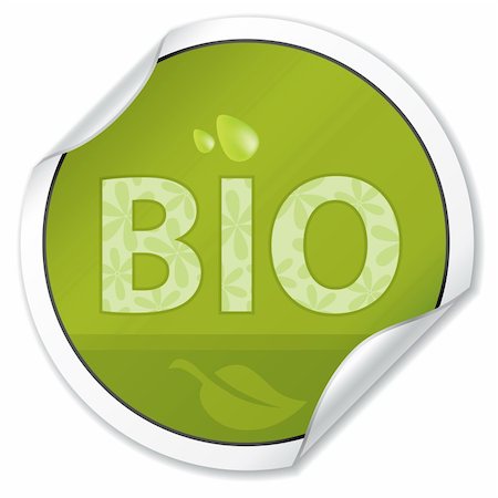 simsearch:400-07556059,k - Bio Sticker. Ecology Vector Collection. Stockbilder - Microstock & Abonnement, Bildnummer: 400-04116009
