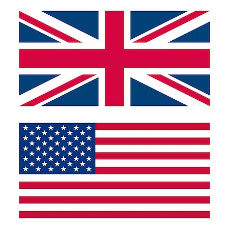 simsearch:400-06326700,k - Flags of the UK (Union Jack) and USA Stock Photo - Budget Royalty-Free & Subscription, Code: 400-04116423