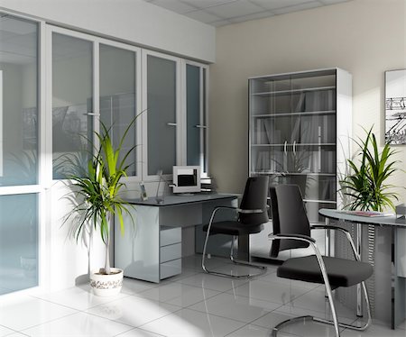 Modern interior of office, exclusive design Stock Photo - Budget Royalty-Free & Subscription, Code: 400-04116944