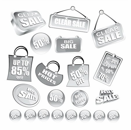 simsearch:400-05341250,k - Collection of Colorful Xmas Price tag or sticker to use for advertise discounts Stock Photo - Budget Royalty-Free & Subscription, Code: 400-04117016