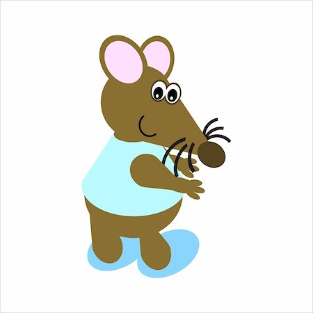 simsearch:400-04117139,k - Cartoon of a happy, dancing mouse Foto de stock - Super Valor sin royalties y Suscripción, Código: 400-04117149