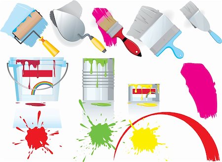sharpner (artist) - Paint and tools Stockbilder - Microstock & Abonnement, Bildnummer: 400-04117355