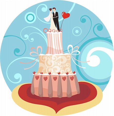 simsearch:400-04741437,k - wedding cake Stock Photo - Budget Royalty-Free & Subscription, Code: 400-04117822