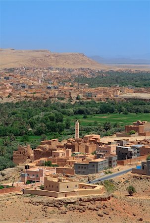 desert mosque - view from a mountain on Moroccan suburbs Stock Photo - Budget Royalty-Free & Subscription, Code: 400-04117823