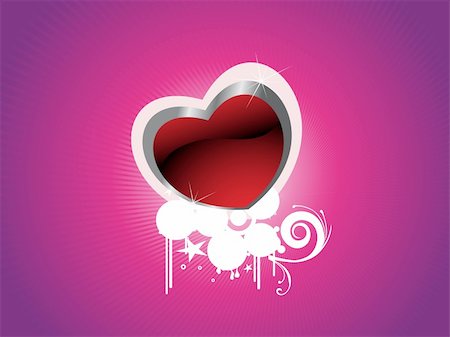 simsearch:400-04589264,k - valentines shining heart, banner36 Stockbilder - Microstock & Abonnement, Bildnummer: 400-04110130