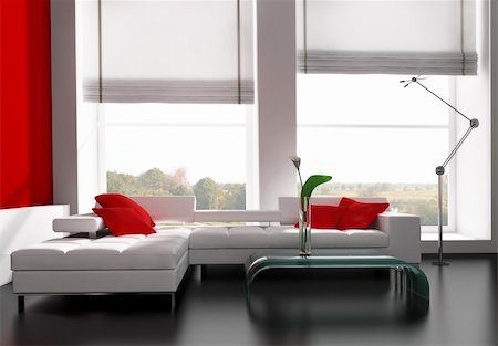 simsearch:630-01708371,k - Modern drawing room a room exclusive design 3d image Stock Photo - Budget Royalty-Free & Subscription, Code: 400-04110270