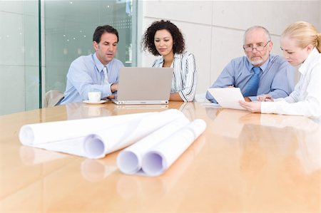 simsearch:400-04106006,k - architect business group meeting Stock Photo - Budget Royalty-Free & Subscription, Code: 400-04113352