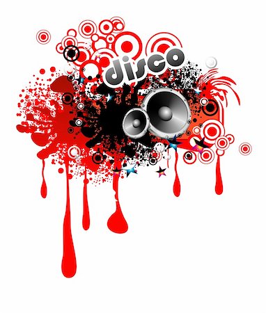 simsearch:400-04130420,k - Abstract Red LIquid Drops Frame for music event Stock Photo - Budget Royalty-Free & Subscription, Code: 400-04113726