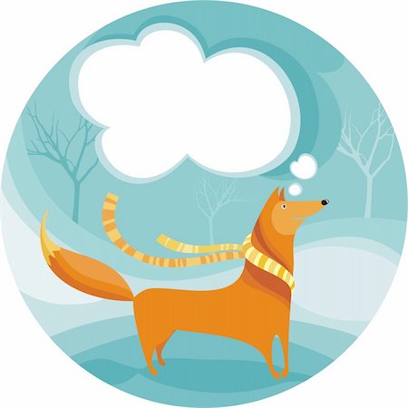 simsearch:400-07302853,k - vector illustration of a cute fox Foto de stock - Royalty-Free Super Valor e Assinatura, Número: 400-04113895