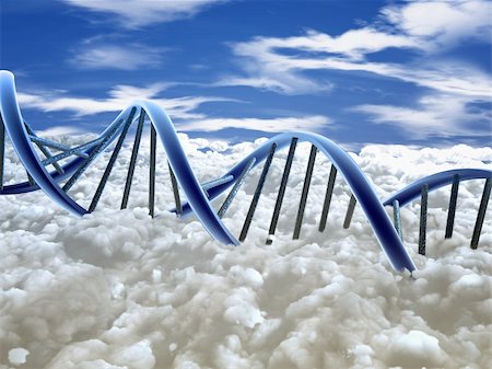 simsearch:400-08409196,k - Dna in the sky! Stock Photo - Budget Royalty-Free & Subscription, Code: 400-04125697