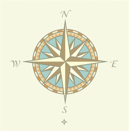 sailing illustration - Vector illustration of Compass Windrows. Great for any "direction" you want to go... Stock Photo - Budget Royalty-Free & Subscription, Code: 400-04126017