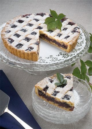 Blueberry pie Foto de stock - Super Valor sin royalties y Suscripción, Código: 400-04126521