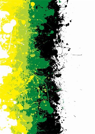 paint dripping graphic - Grunge ink splat background in green and yellow Stock Photo - Budget Royalty-Free & Subscription, Code: 400-04126593