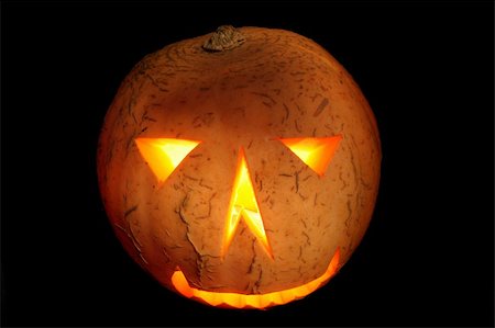 simsearch:400-04236303,k - nice halloween pumpkin on the black background Fotografie stock - Microstock e Abbonamento, Codice: 400-04126709