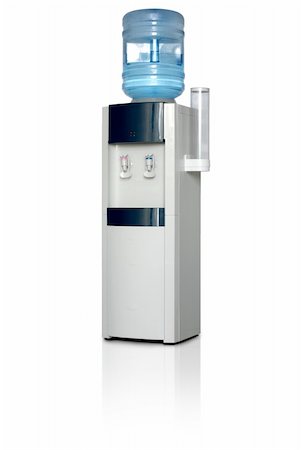 simsearch:400-08193402,k - Office water dispenser. Isolated on white background with clipping path. Stock Photo - Budget Royalty-Free & Subscription, Code: 400-04126711