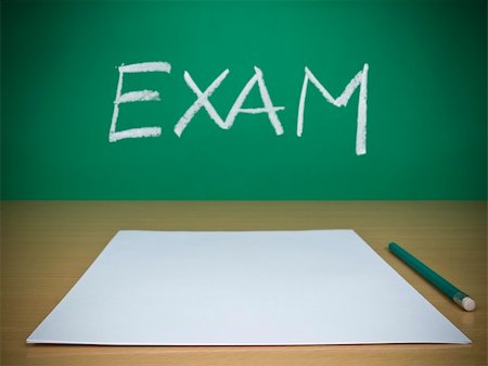 simsearch:400-04127315,k - A few blank sheets ready for been filled in a exam. Stock Photo - Budget Royalty-Free & Subscription, Code: 400-04127318