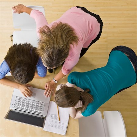 simsearch:400-04168729,k - Students using laptop in classroom Stock Photo - Budget Royalty-Free & Subscription, Code: 400-04128916