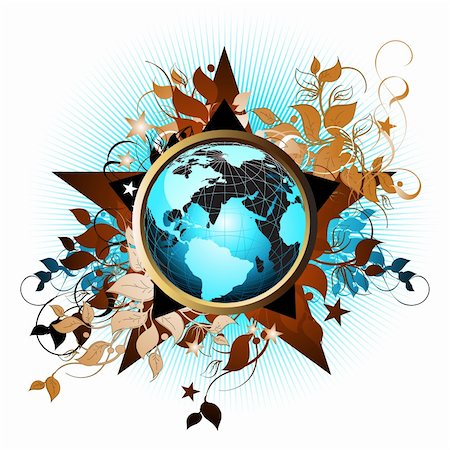 simsearch:400-08048154,k - monde floral, que cette illustration peut être utile dans le travail de concepteur. Photographie de stock - Aubaine LD & Abonnement, Code: 400-04129505