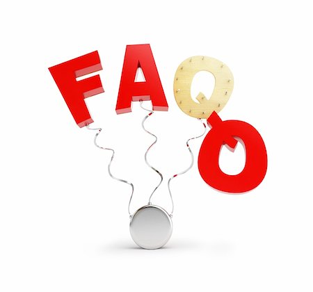 faq text red on a white background Stock Photo - Budget Royalty-Free & Subscription, Code: 400-04122412