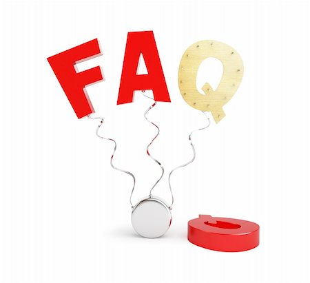 faq on a white background Stock Photo - Budget Royalty-Free & Subscription, Code: 400-04122413