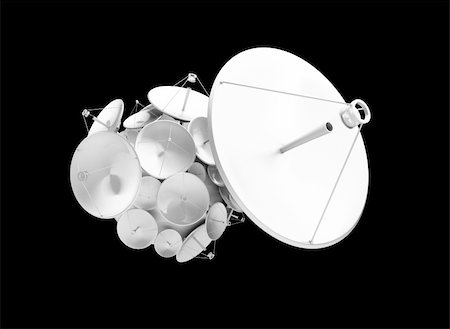 parabolic antena Stock Photo - Budget Royalty-Free & Subscription, Code: 400-04122533
