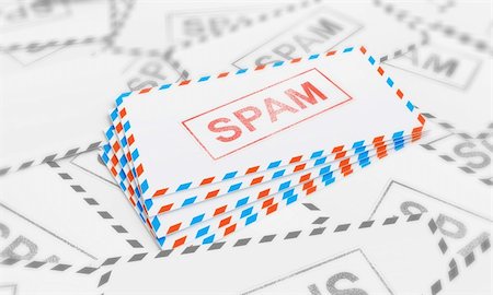 simsearch:400-06849040,k - postal letters with a spam Stockbilder - Microstock & Abonnement, Bildnummer: 400-04122559