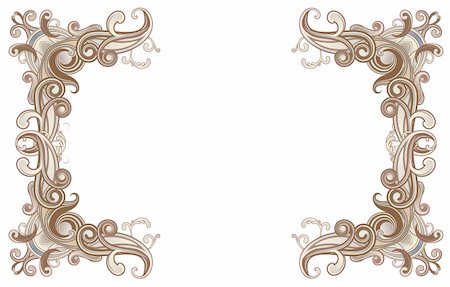 simsearch:400-04596381,k - Vector illustration of style floral frame Stock Photo - Budget Royalty-Free & Subscription, Code: 400-04123009
