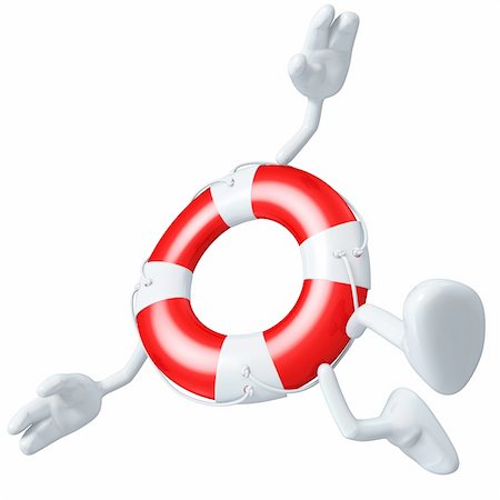 disaster and rescue - 3D Life Preserver Emergency Rescue Safety Concept And Presentation Figure Stock Photo - Budget Royalty-Free & Subscription, Code: 400-04123425