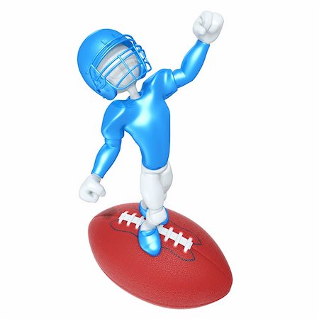 simsearch:400-04919930,k - Football Player Concept And Presentation Figure In 3D Foto de stock - Royalty-Free Super Valor e Assinatura, Número: 400-04134118