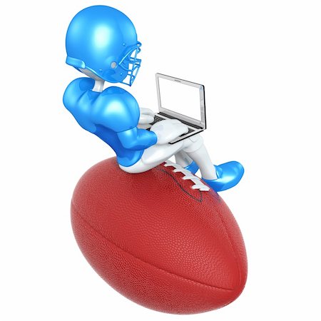 simsearch:400-04919930,k - Fantasy Football Player Concept And Presentation Figure In 3D Foto de stock - Royalty-Free Super Valor e Assinatura, Número: 400-04134111