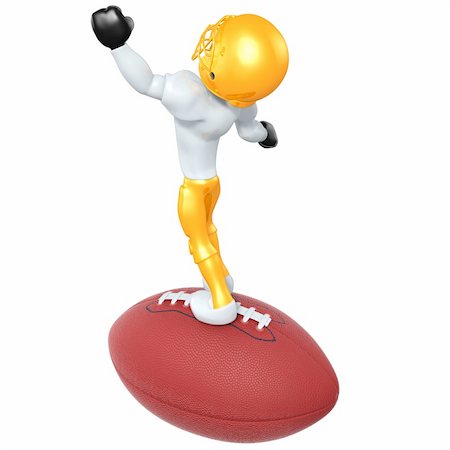 simsearch:400-04919930,k - Football Player Concept And Presentation Figure In 3D Foto de stock - Royalty-Free Super Valor e Assinatura, Número: 400-04134123