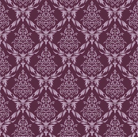 simsearch:400-05139120,k - Damask seamless vector background.  For easy making seamless pattern just drag all group into swatches bar, and use it for filling any contours. Stock Photo - Budget Royalty-Free & Subscription, Code: 400-04134655