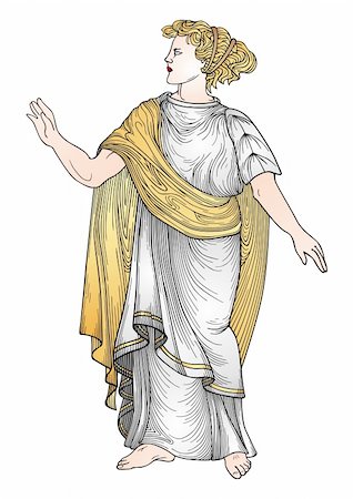 roman gods - Antique Roman vector Stock Photo - Budget Royalty-Free & Subscription, Code: 400-04135020