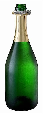 Bottle of champagne Foto de stock - Royalty-Free Super Valor e Assinatura, Número: 400-04135195