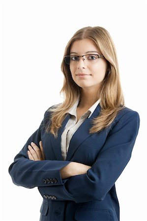 simsearch:400-06769983,k - Portrait of a young and beautiful business woman. Foto de stock - Royalty-Free Super Valor e Assinatura, Número: 400-04135278