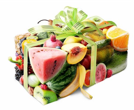 Fruit gift Foto de stock - Royalty-Free Super Valor e Assinatura, Número: 400-04135748