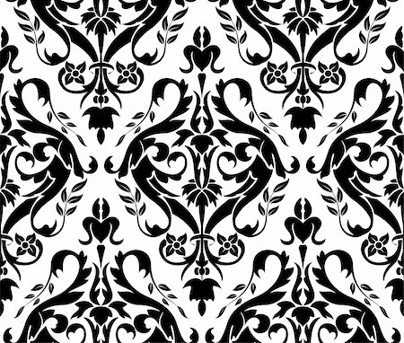 simsearch:400-04725012,k - Flower seamless pattern, element for design, vector illustration Stock Photo - Budget Royalty-Free & Subscription, Code: 400-04136253