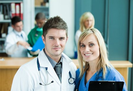 Medical in hospital reception Stock Photo - Budget Royalty-Free & Subscription, Code: 400-04138317