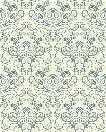 simsearch:400-08336277,k - Seamless background from a floral ornament, Fashionable modern wallpaper or textile Stock Photo - Budget Royalty-Free & Subscription, Code: 400-04138997