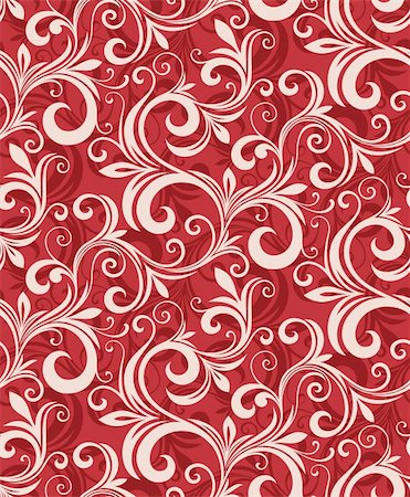 simsearch:400-05712923,k - Seamless background from a floral ornament, Fashionable modern wallpaper or textile Fotografie stock - Microstock e Abbonamento, Codice: 400-04138992