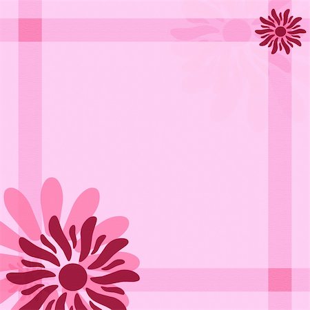 Lebendige rosa Hintergrund mit Streifen und Blumen Stockbilder - Microstock & Abonnement, Bildnummer: 400-04139202